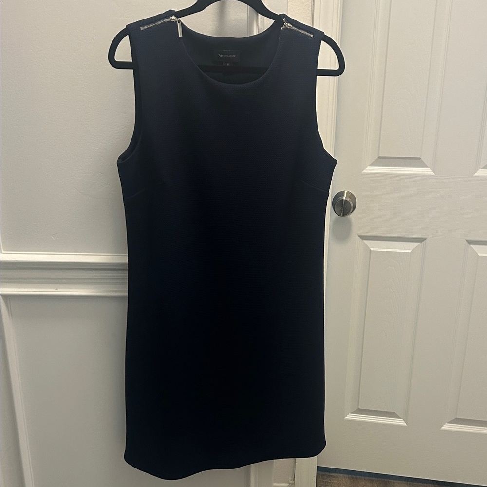AB Studio Elegant Black Sleeveless Dress